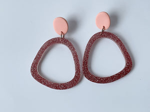 ALL THAT SPARKLES - big hoops rose gold