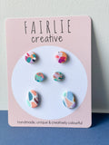Stud triple packs - mixed shapes no.6